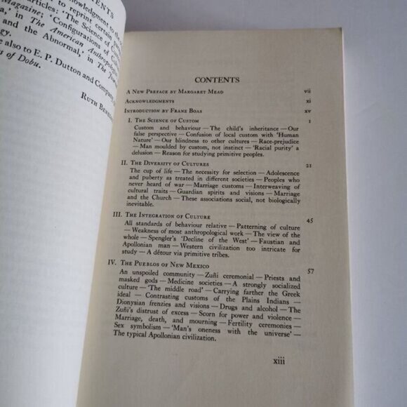 1959 Patterns of Culture Ruth Benedict PB Book, Anthropology Text Margaret Mead - Picture 6 of 9
